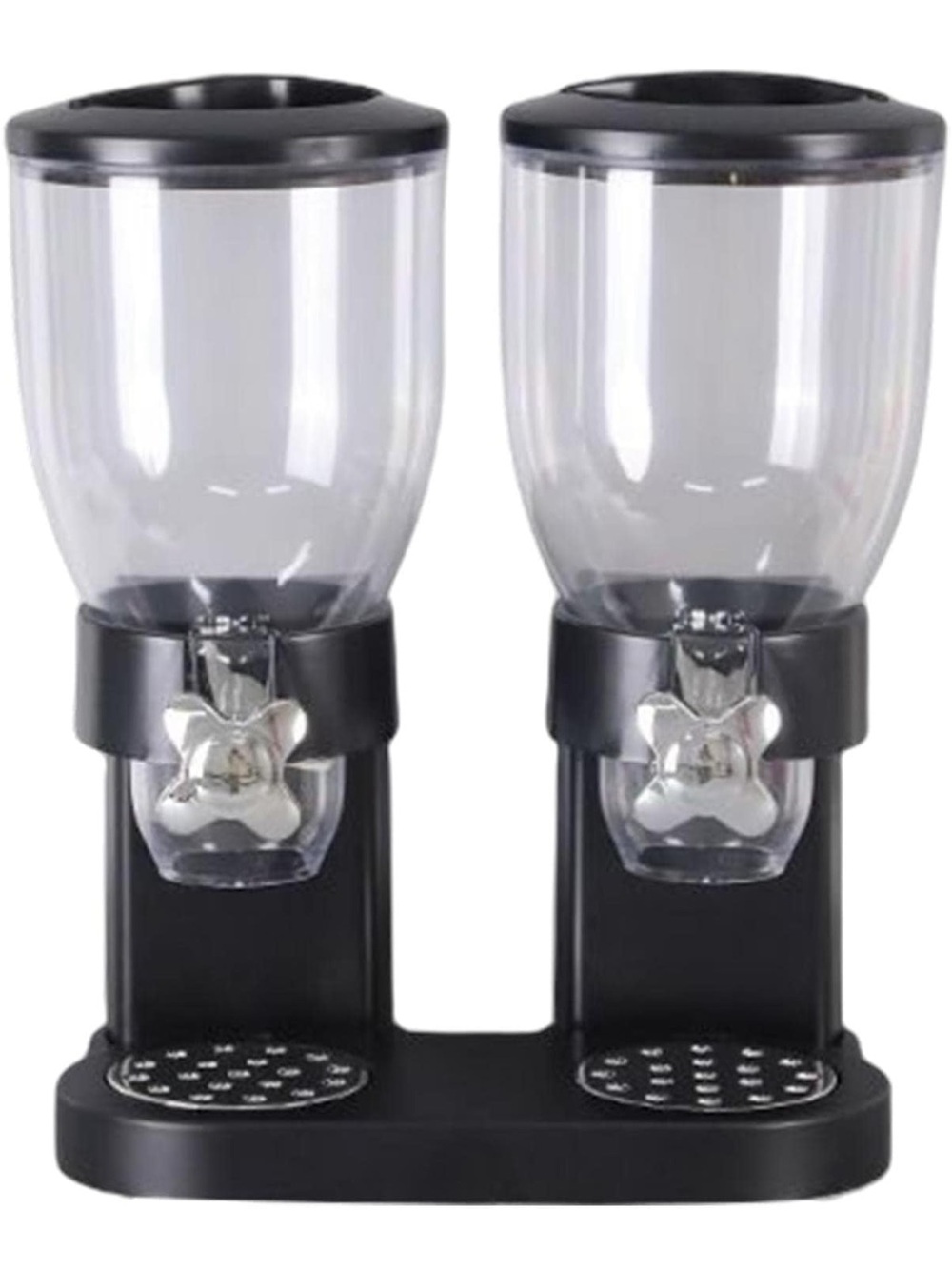 New Open Box Black Cereal and Snack Dispenser for Kitchen Organization